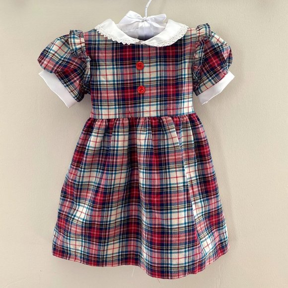 Glen Appin Other - Glen Appin of Scotland Plaid Holiday Dress 18 Months